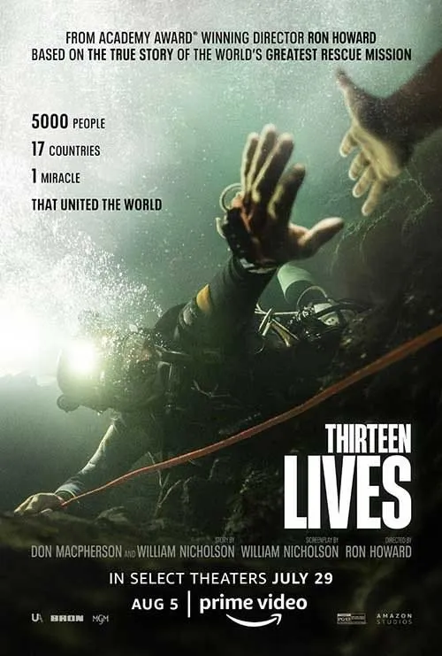 Thirteen Lives spændingsfilm plakat on demand